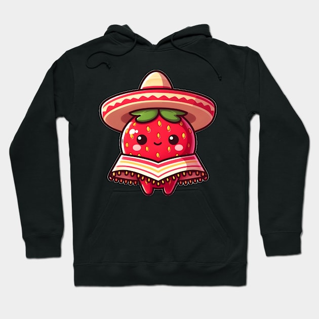 Mexican strawberry Hoodie by FromBerlinGift